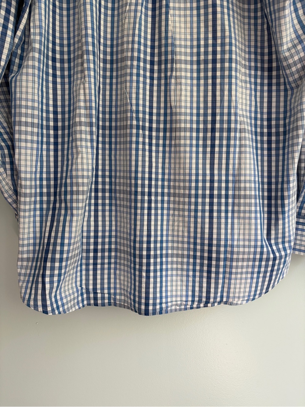 Peter Millar Blue Check XXL Button Down Collared Long Sleeve EUC - Picture 10 of 11